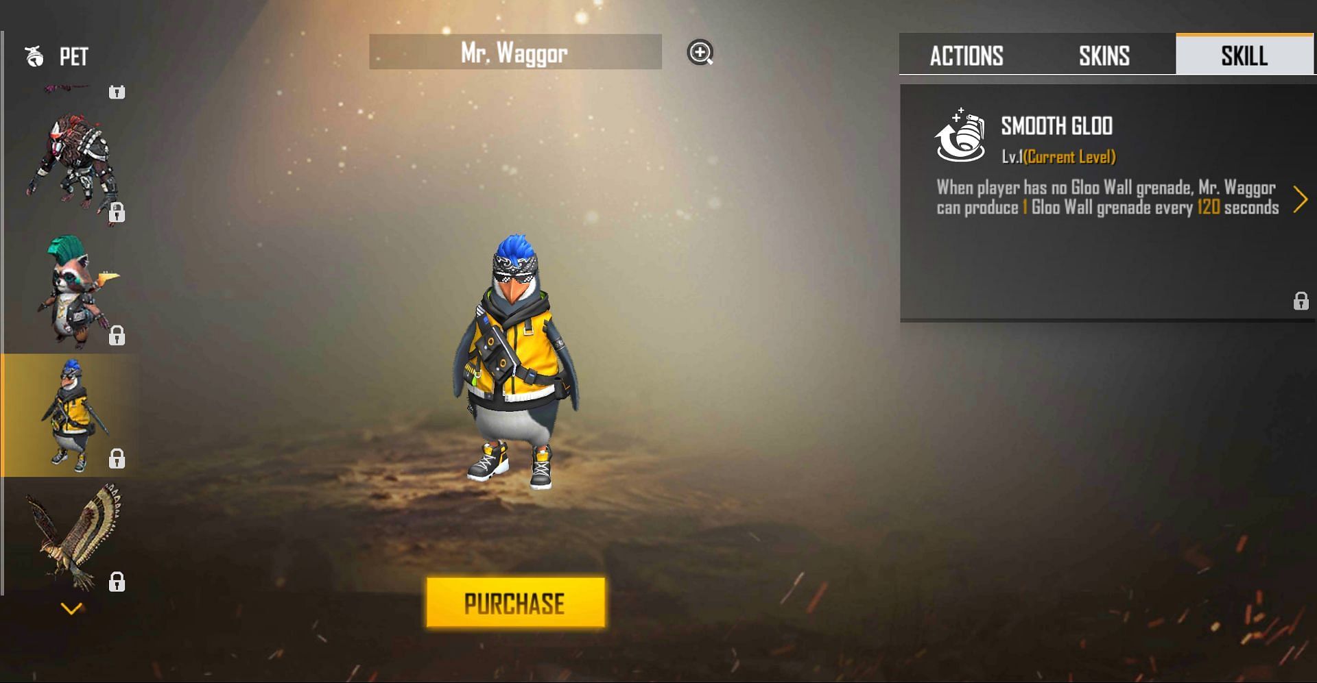 Mr. Waggor is the most used pet in Free Fire (Image via Free Fire)