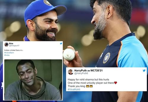 Fans react as Team India takes on Namibia in their final game in the 2021 T20 World Cup.