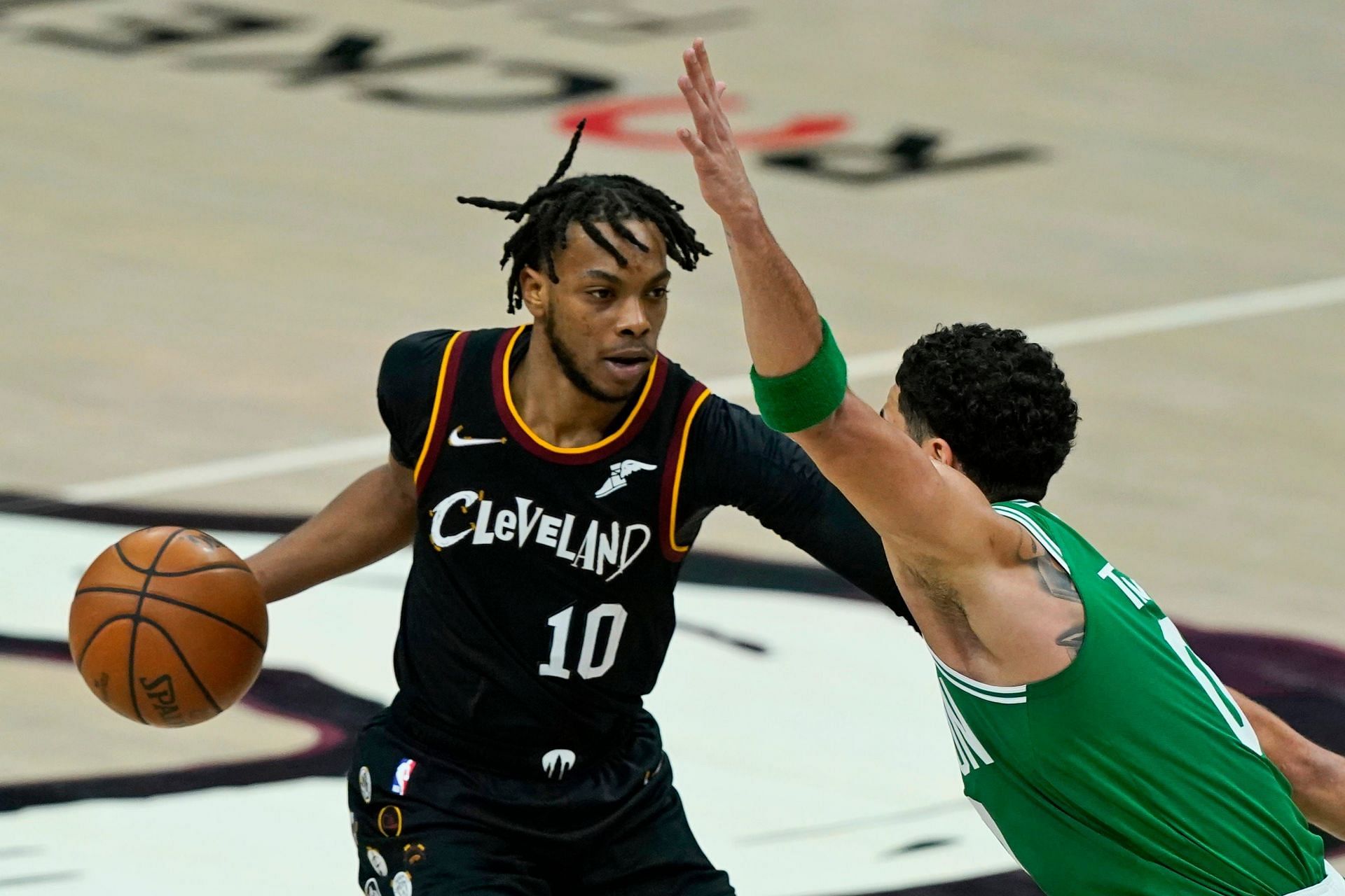 The Boston Celtics and the Cleveland Cavaliers will meet for the first time this season on Saturday [Photo: Akron Beacon Journal]