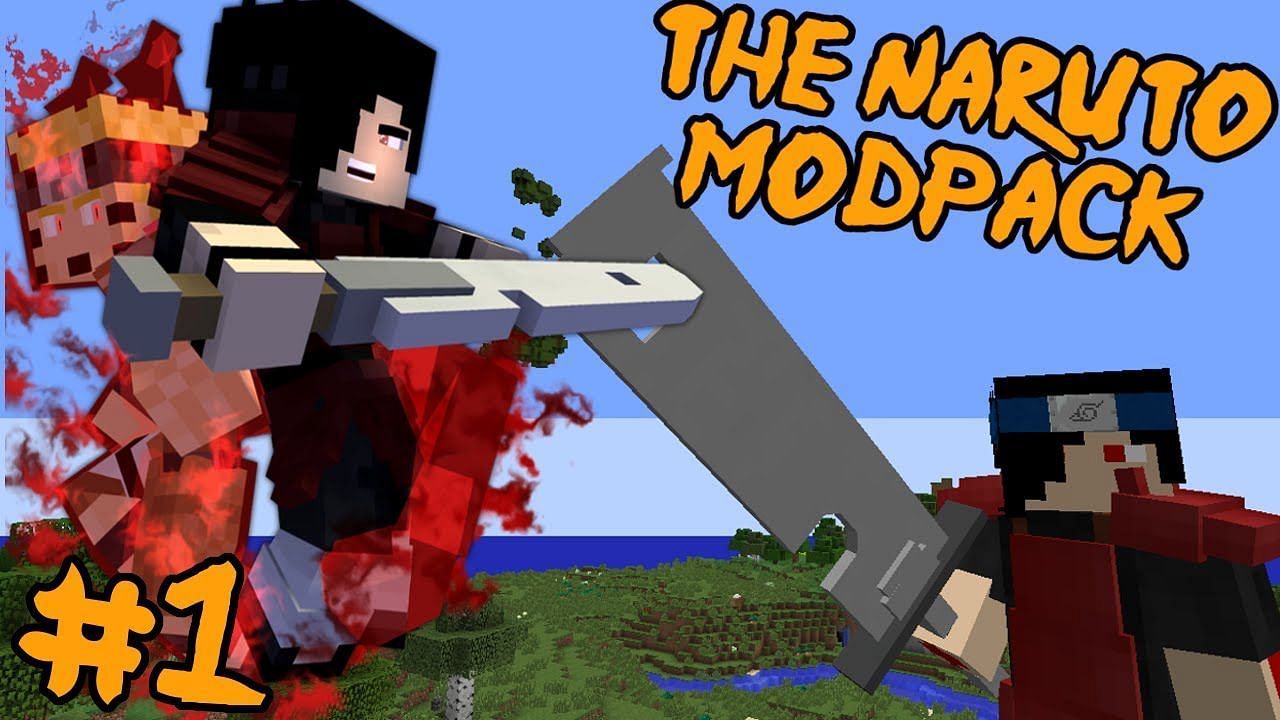 The Naruto Modpack contains characters from Naruto (Image via The True Gingershadow on YouTube)