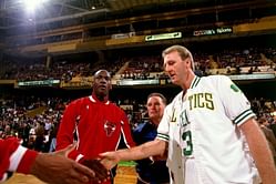 "The only thing that those two had in common was their unshakable confidence in themselves" - Robert Parish on sharing the floor with Michael Jordan and Larry Bird