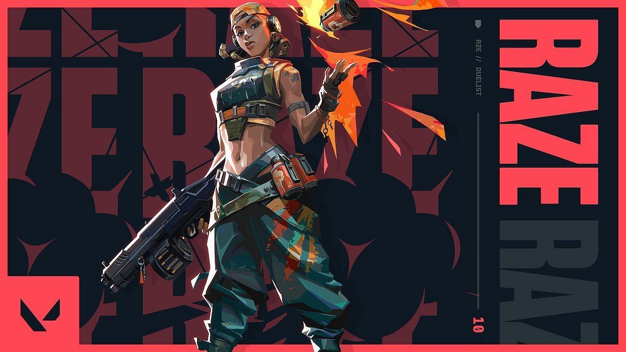 Raze&#039;s agressive potential even after nerf allows her to hunt her enemies (Image via Riot Games)