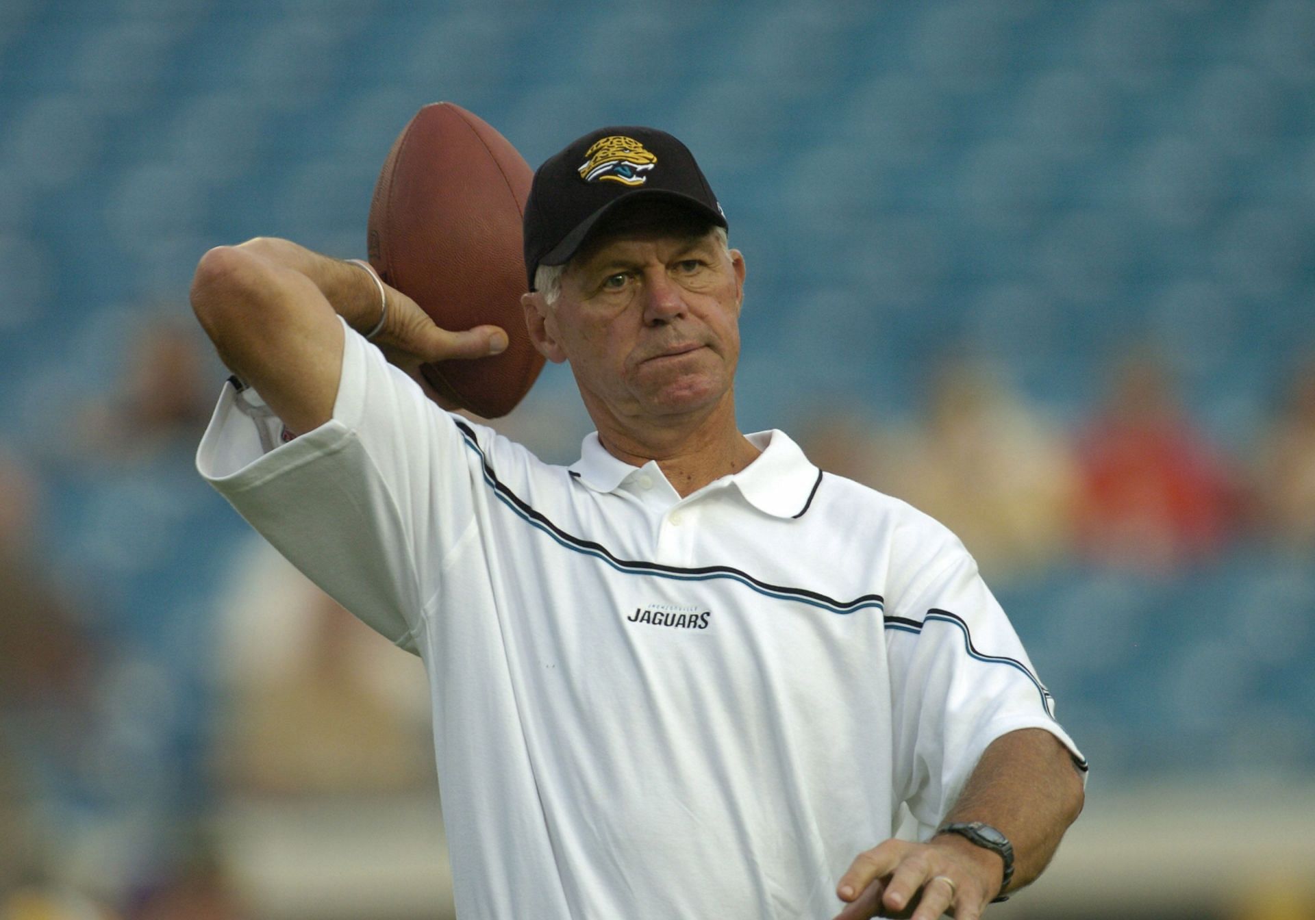 Ken Anderson during his time as the Jacksonville Jaguars QB/WR coach
