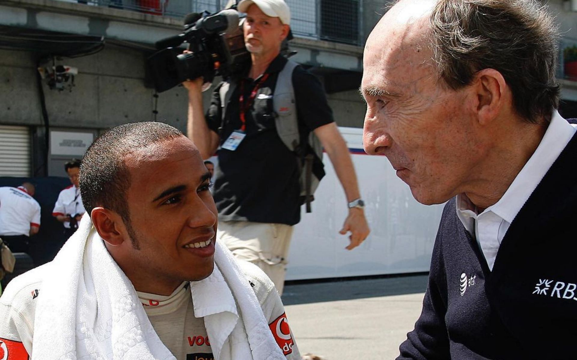 Lewis Hamilton and Sir Frank Williams (Via Instagram/lewishamilton)