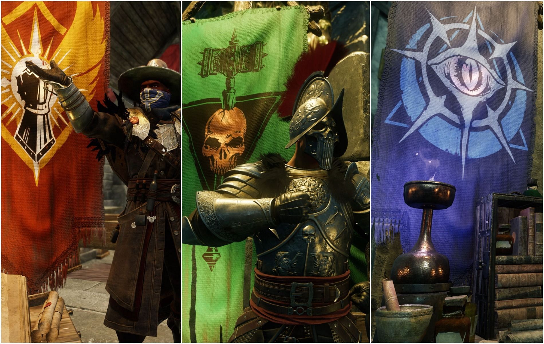 New World Faction guide: What are the three factions? (Images via New World)