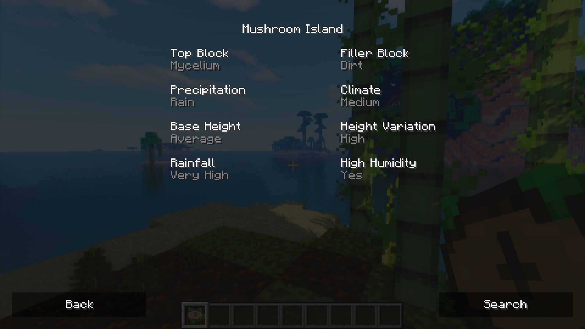 Biome Info (Image via Mojang/CurseForge)