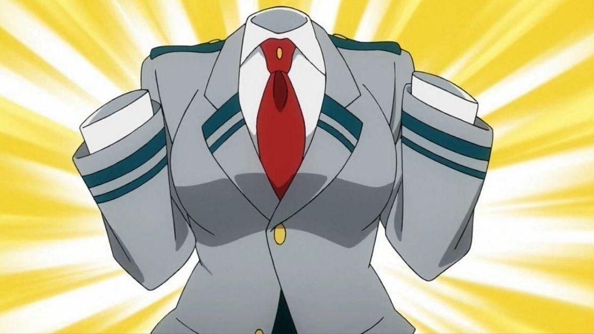 Hagakure Toru in the U.A. uniform (Image via Funimation)