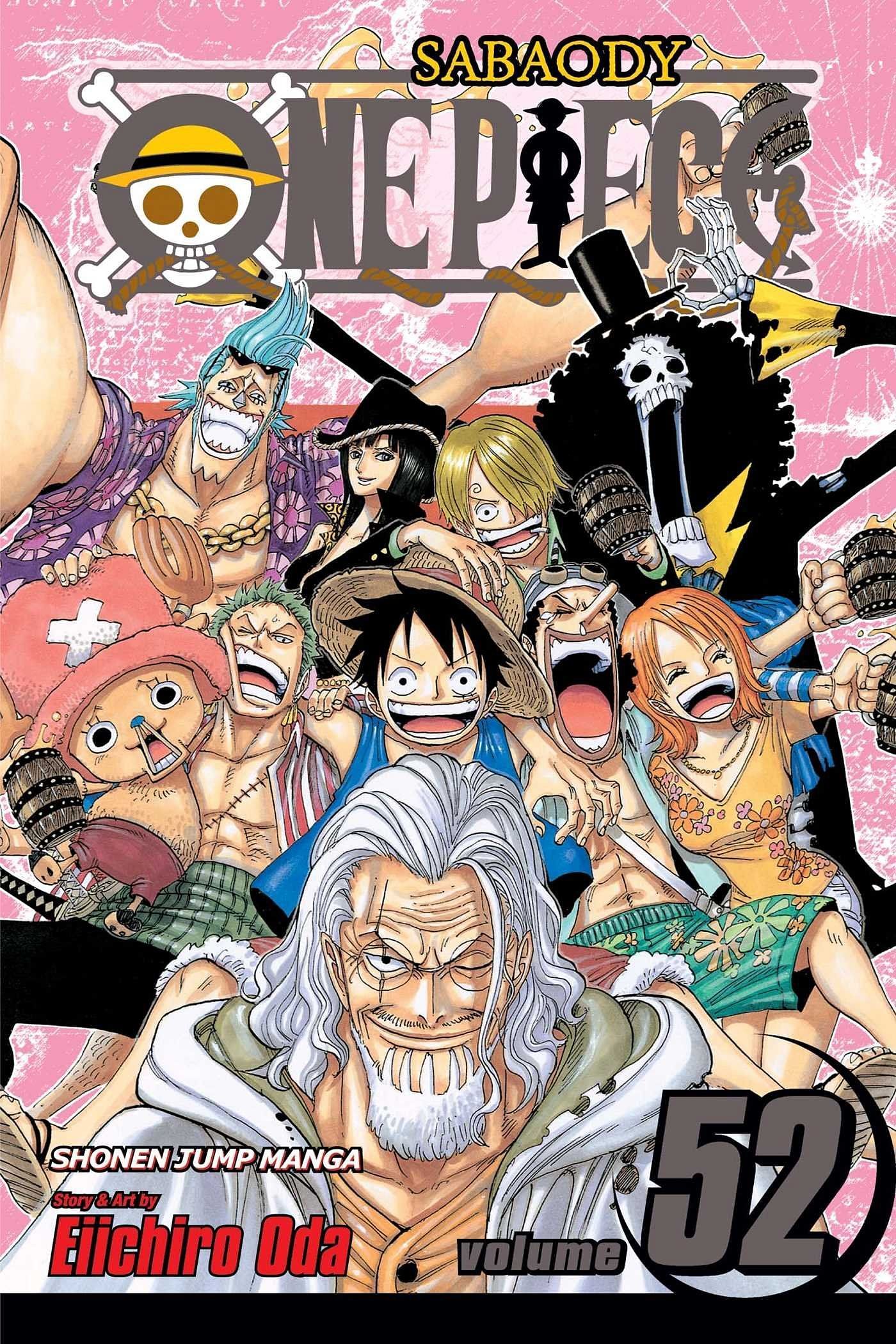 The cover art for One Piece Volume 52 (Image via Shueisha)