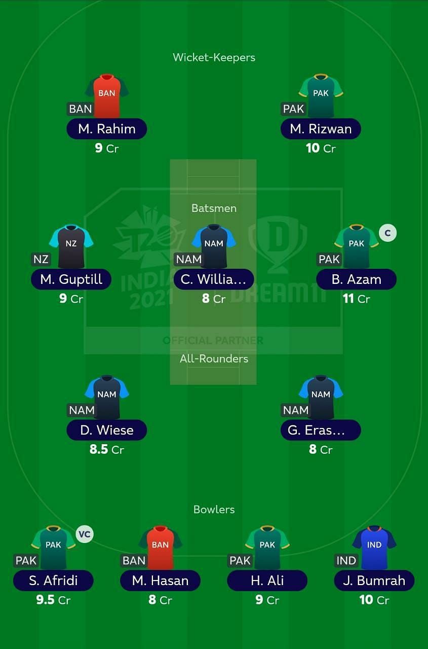 T20 World Cup Fantasy 2021 Best Fantasy XI for Matches 32 & 33, NZ vs