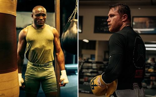 Kamaru Usman (left) and Canelo Alvarez (right) [Image courtesy: @usman84kg and @canelo]