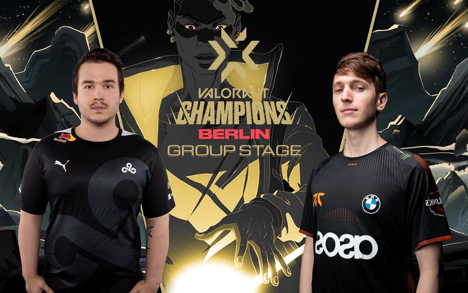 Fnatic vs Cloud9 Blue in Valorant Champions Group Stage. (Image via Sportskeeda)