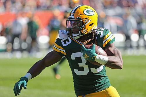 Green Bay Packers running back Aaron Jones