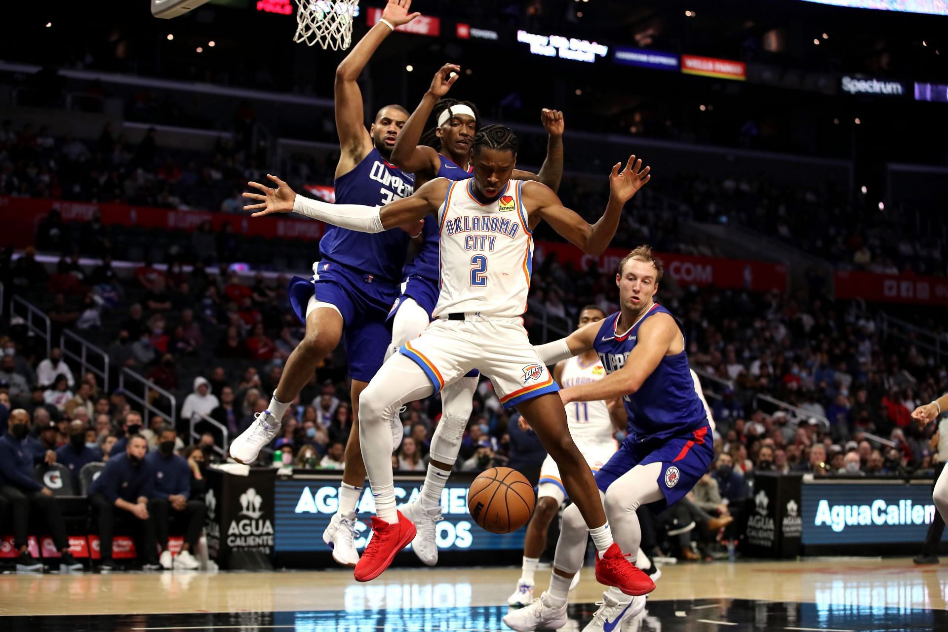 The Oklahoma City Thunder's last match against the LA Clippers ended in a 99-94 loss