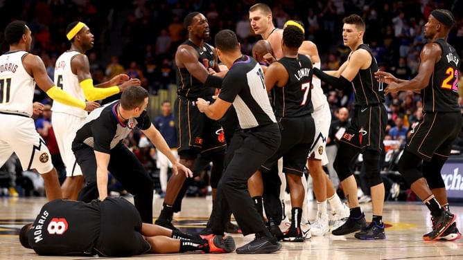 “That was a dangerous, dirty play” - Miami Heat head coach Erik Spoelstra condemns Nikola Jokic for his push on Markieff Morris
