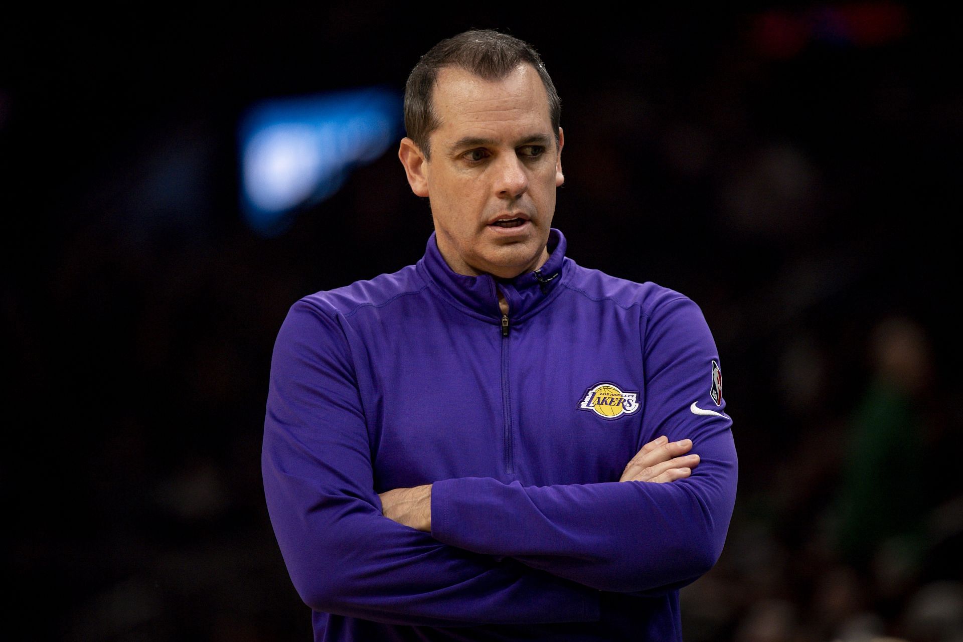 Coach of the Los Angeles Lakers Frank Vogel