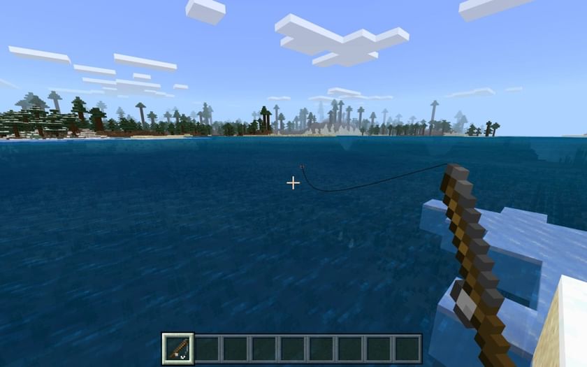 How to get treasure items by fishing in Minecraft