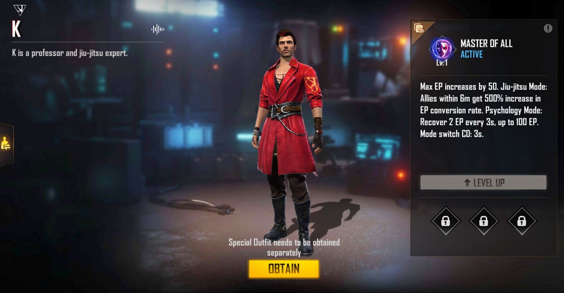 Master of All has two modes (Image via Free Fire)
