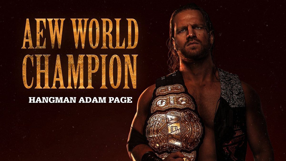 Hangman Page is the fourth-ever AEW World Champion.
