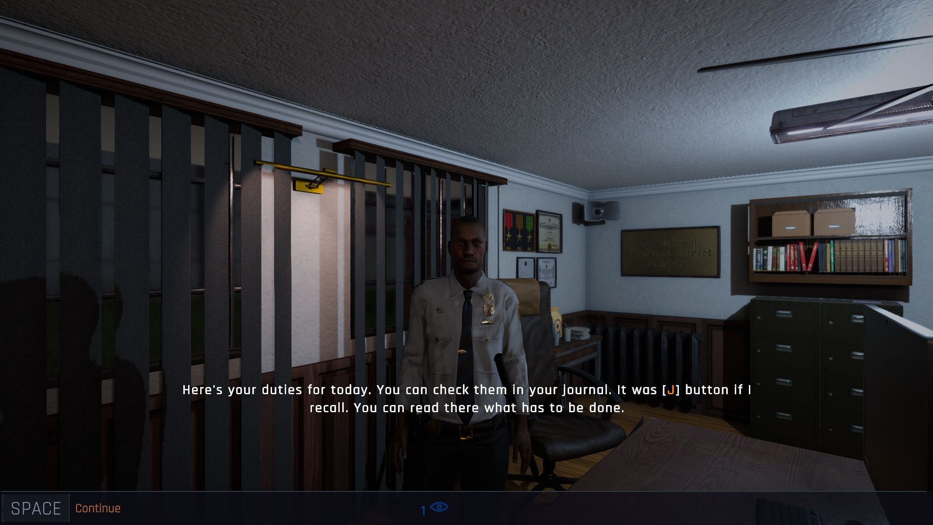 The Warden (Image via Prison Simulator)