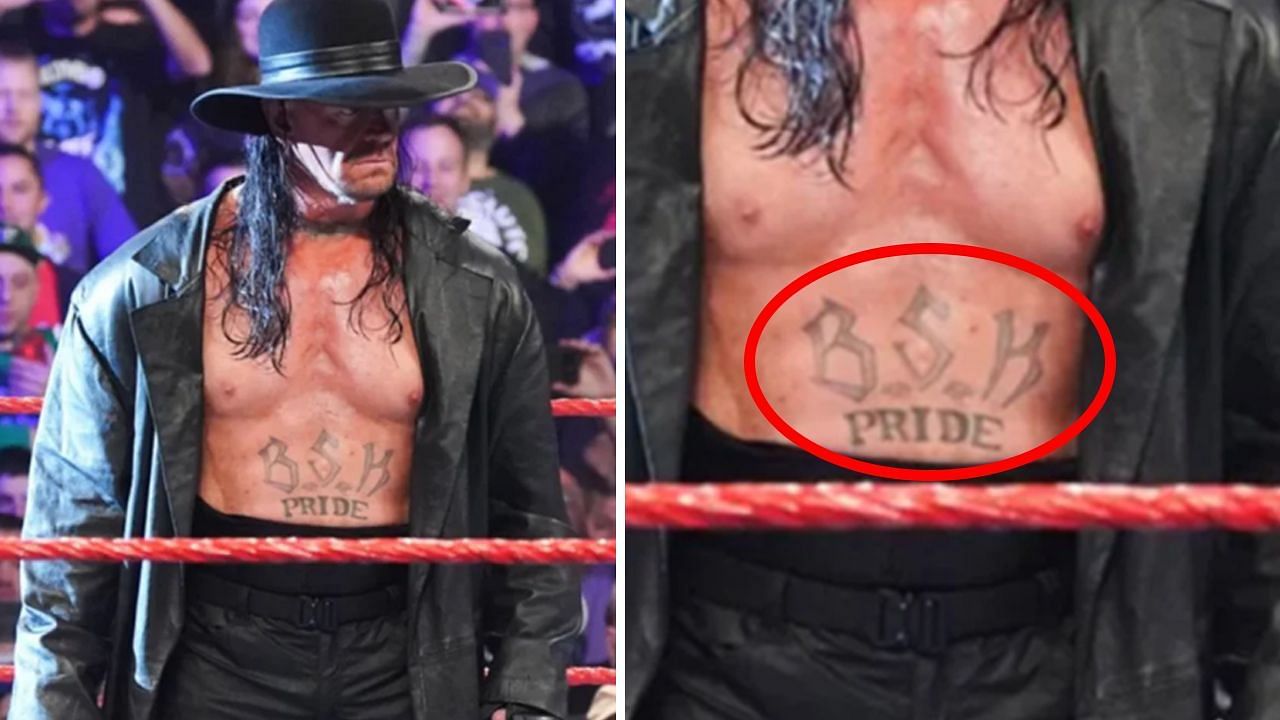 What does the Undertaker's BSK tattoo stand for?
