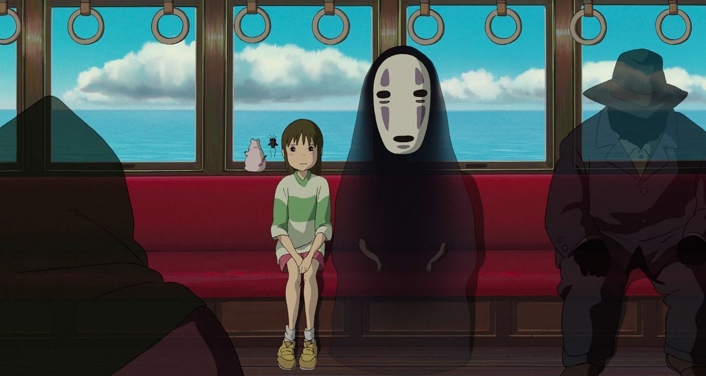Chiro &amp; No Face, Image Via Ghibli Wiki