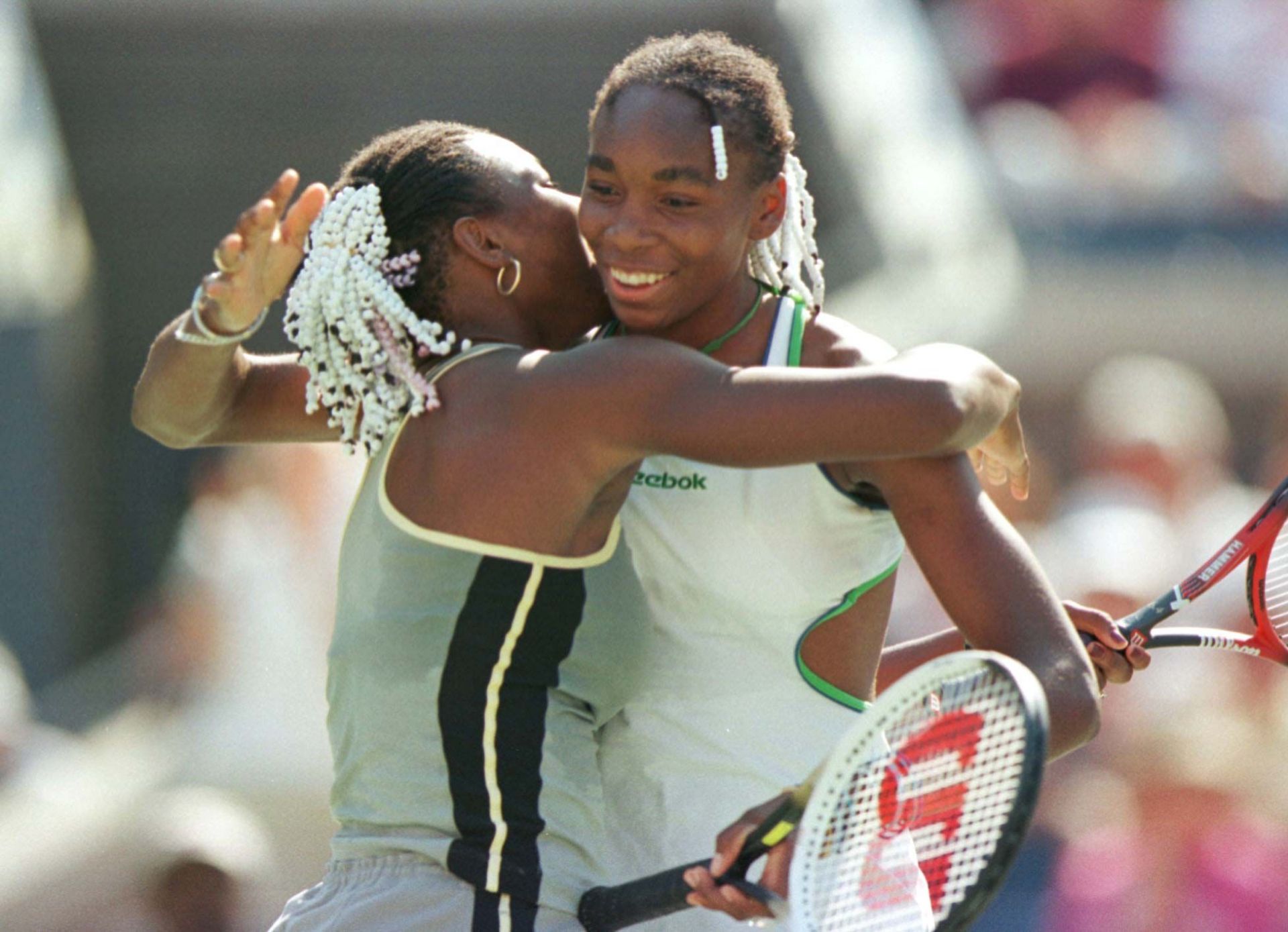 Venus and Serena Williams at the 1999 &lt;a href=&#039;https://www.sportskeeda.com/go/us-open&#039; target=&#039;_blank&#039; rel=&#039;noopener noreferrer&#039;&gt;US Open&lt;/a&gt;