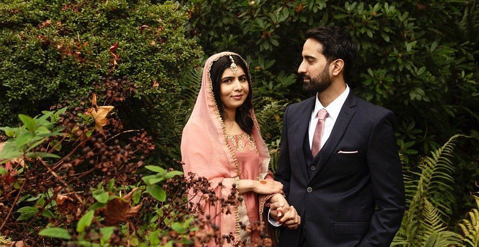 The internet was left surprised with Malala Yousafzai&#039;s private wedding (Image via Malala/Instagram)