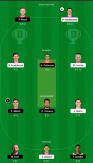 VCT vs NSW Dream11 Team - 2