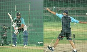 IND vs NZ 2021: [Watch] Rahul Dravid gives throwdowns to Rohit Sharma in the nets ahead of Jaipur T20I
