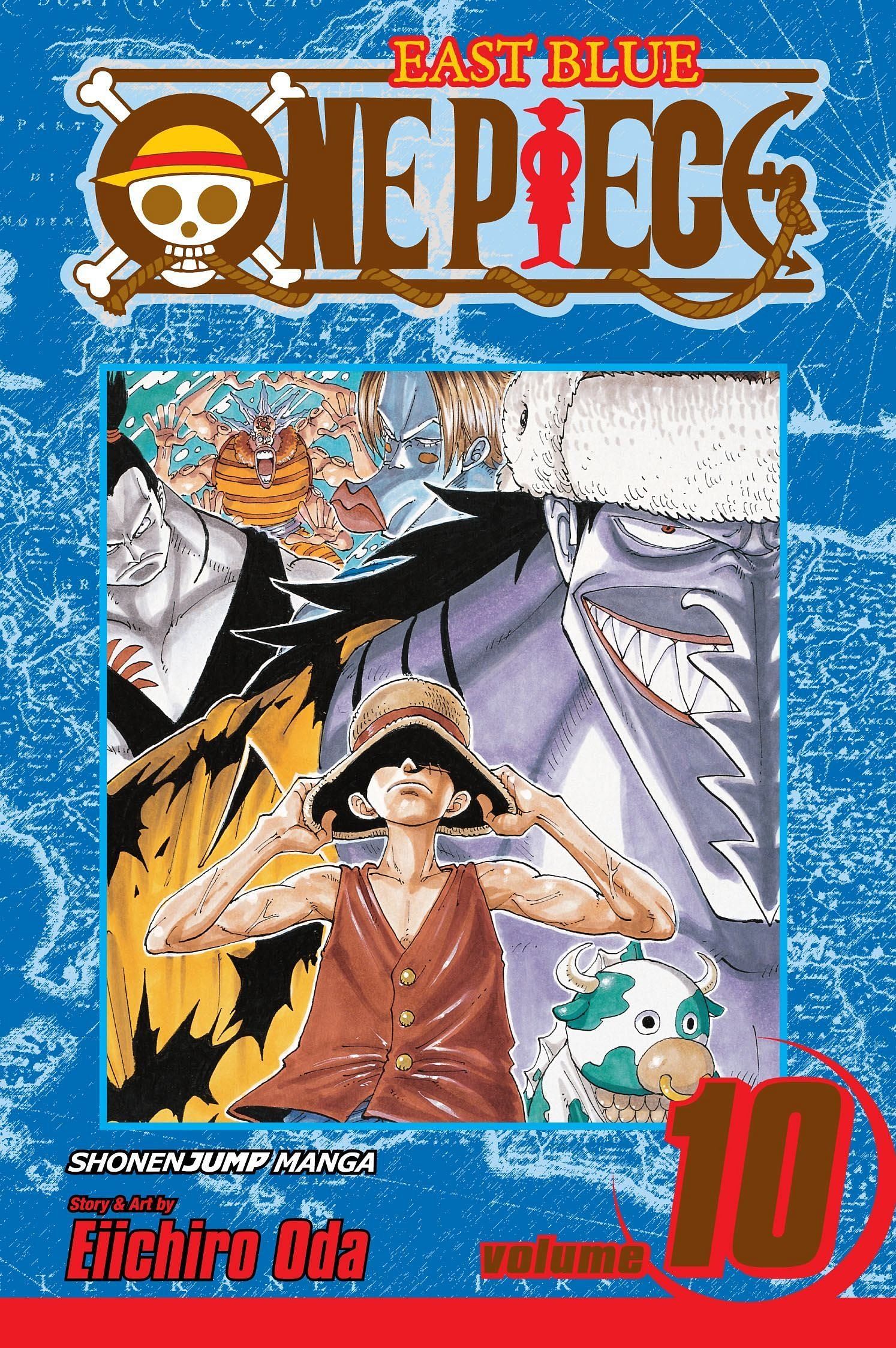 The cover art for One Piece Volume 10 (Image via Shueisha)
