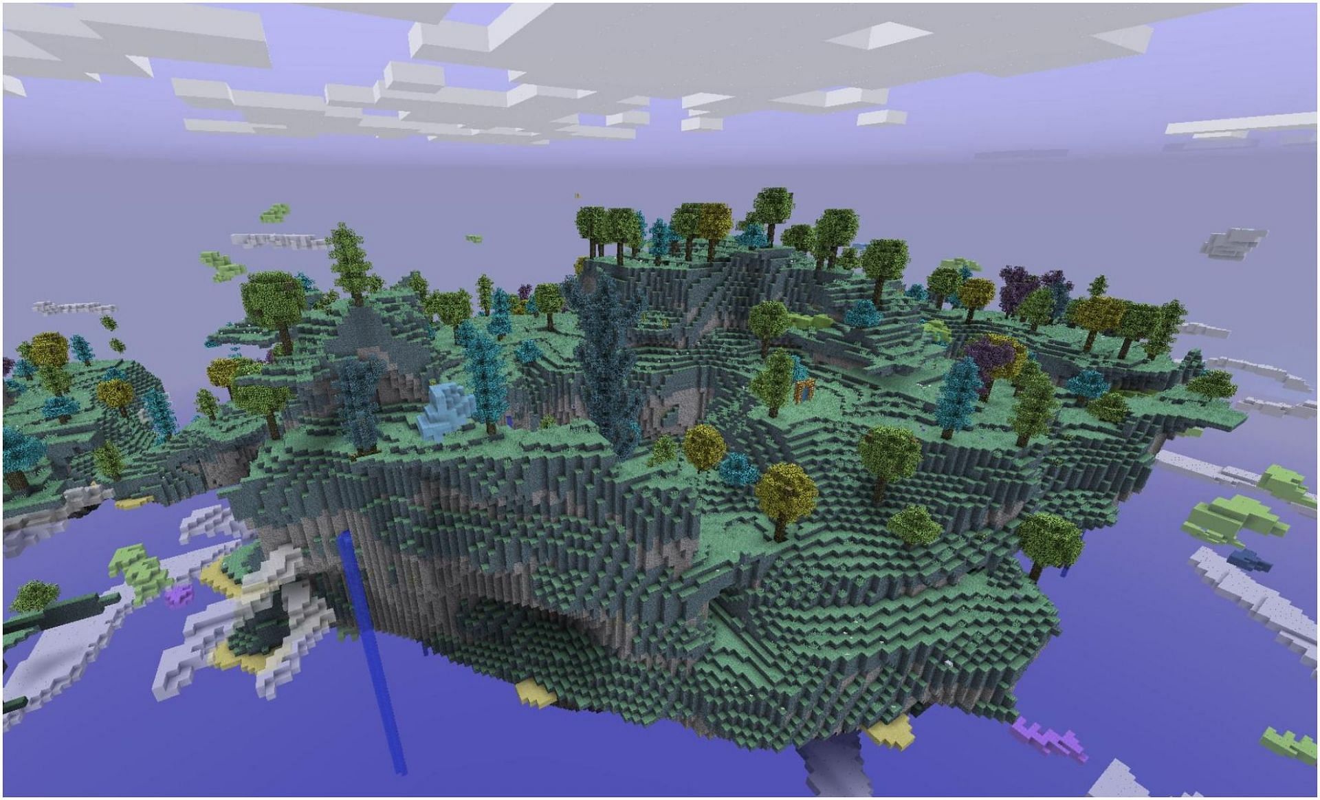 Mods can add new dimensions to Minecraft (Image via Minecraft)
