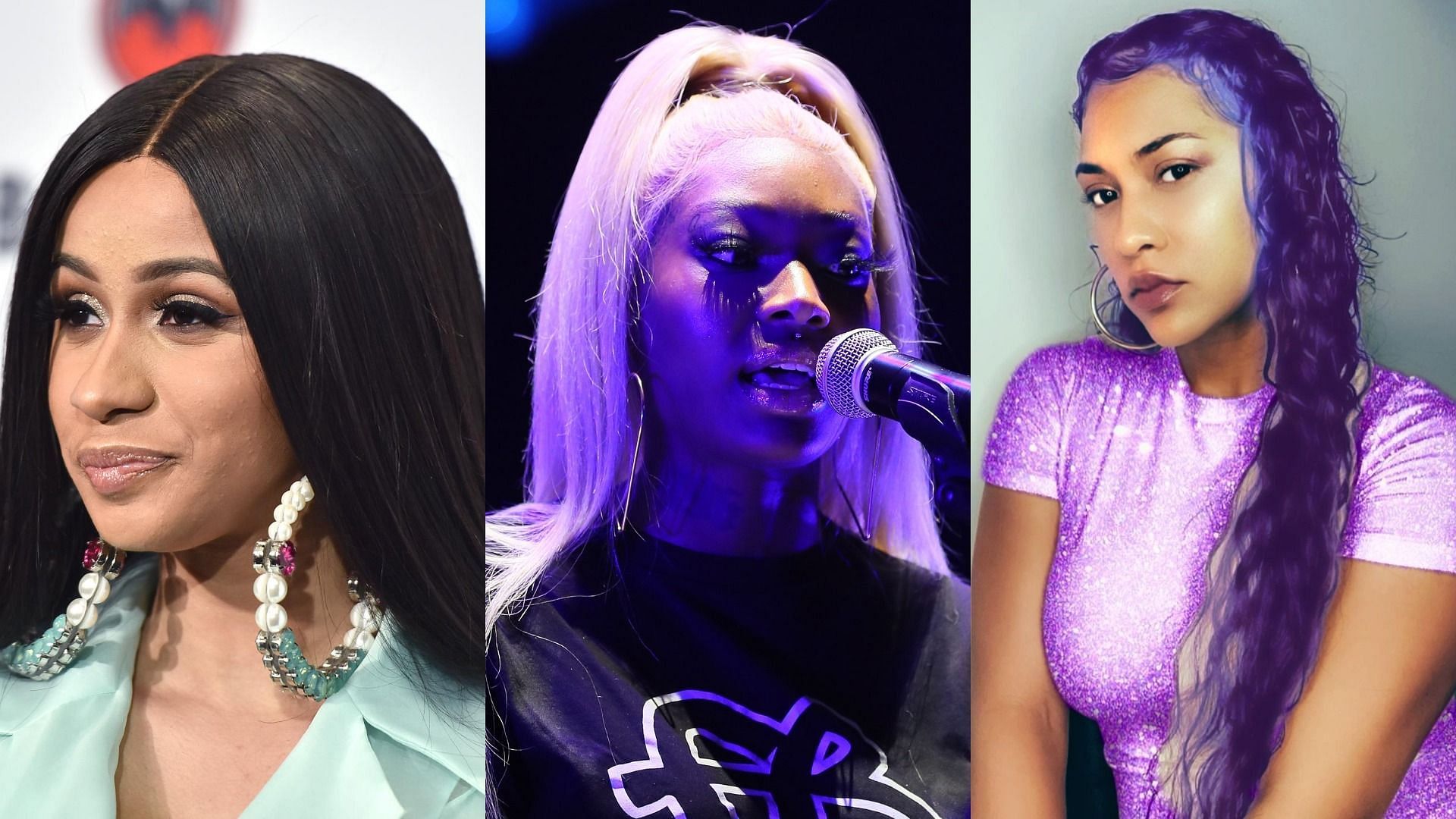 Cardi B and Eboni Ivorii engaged in an online brawl over Summer Walker&#039;s &#039;Bitter&#039; (Image via Getty Images and Eboni/Instagram)