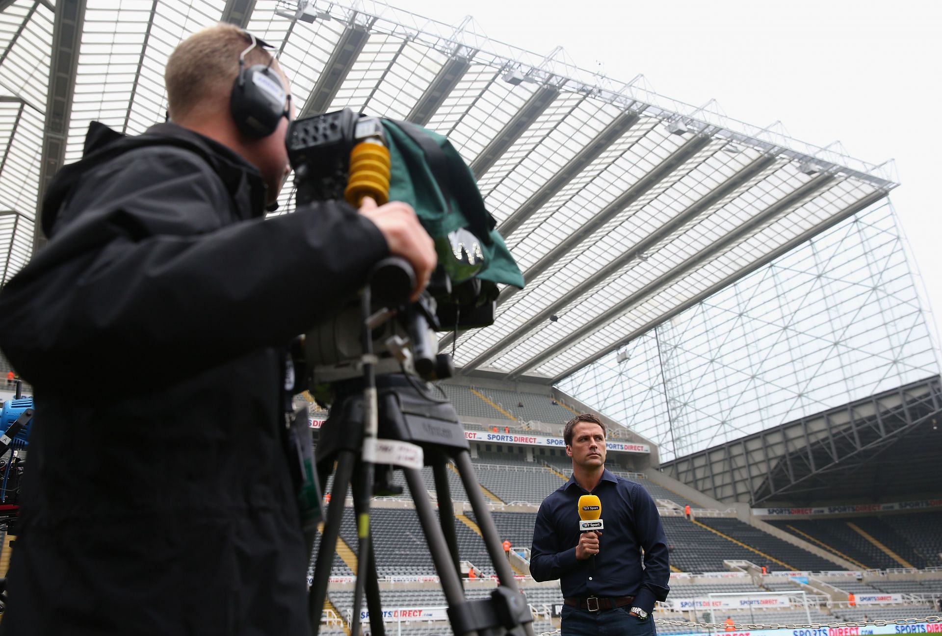 Michael Owen (right) is now a pundit.