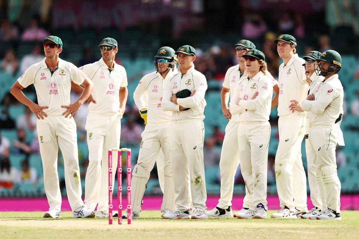 Australia&#039;s Test cricket team. (Image Credits: Twitter)