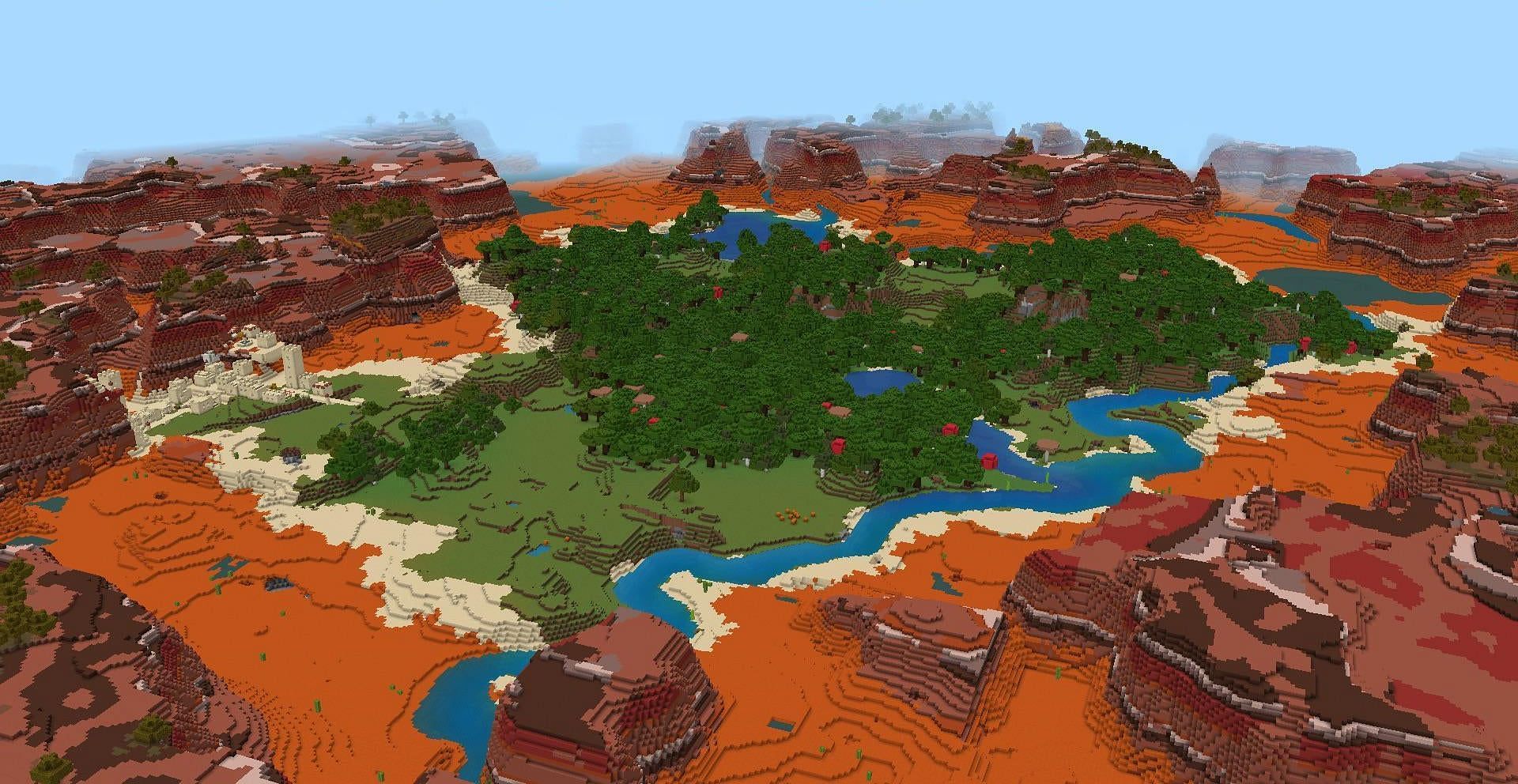 Unreal terrain generation (Image via u/ricecake1111113 on Reddit)