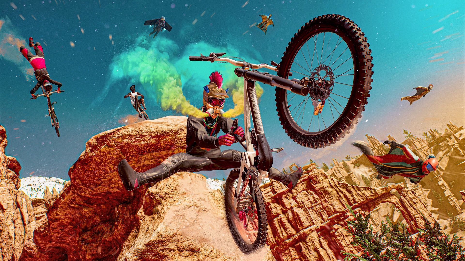 Thomas talks about some of the behind-the-scenes works to make Riders Republic (Image via Ubisoft)