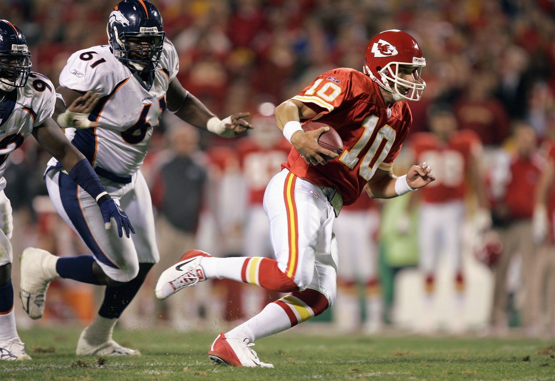 The 2006 Chiefs, led by QB Trent Green, were chosen to partake in the NFL&#039;s first-ever prime time Thanksgiving game
