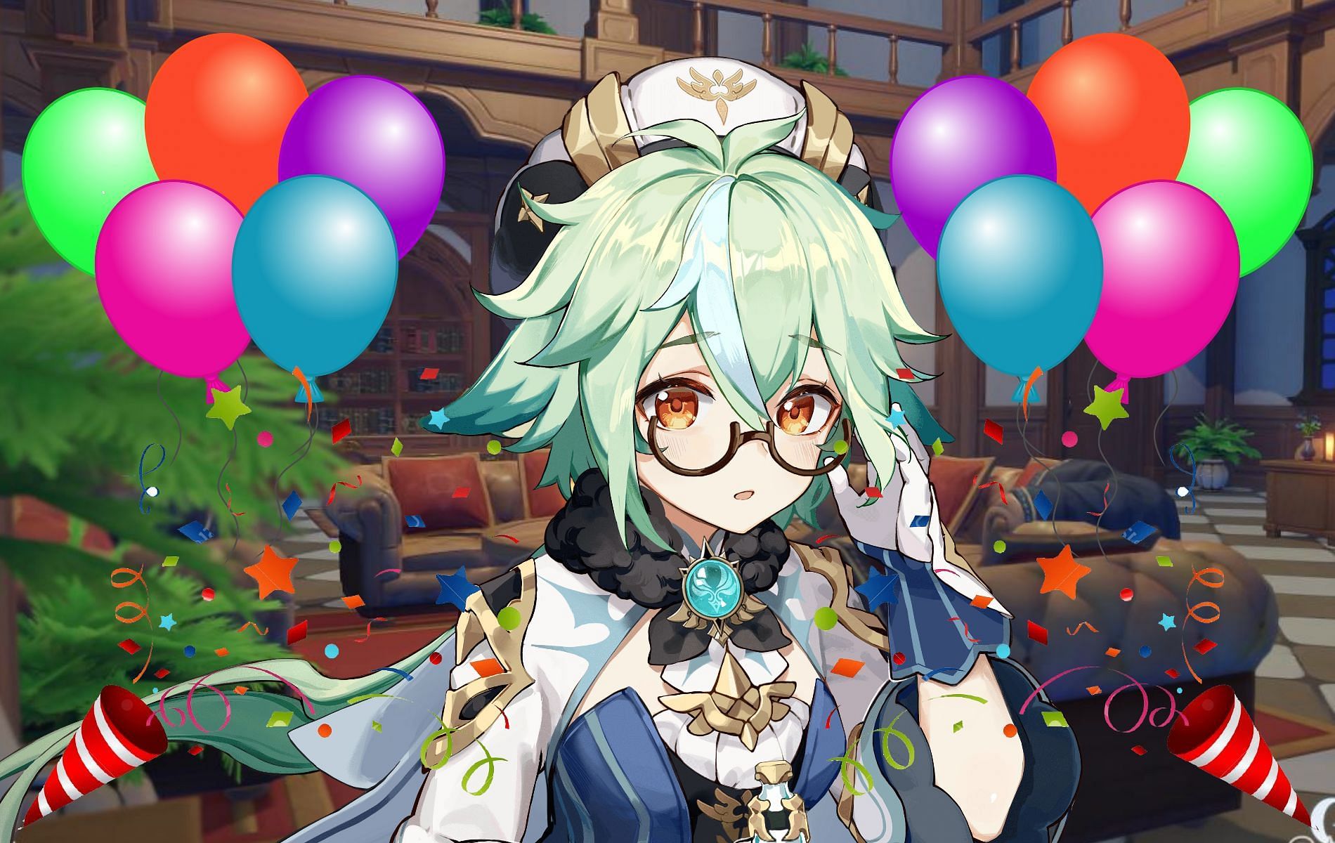 Sucrose&#039;s birthday will give players more Spectral Nuclei (Image via Genshin Impact)