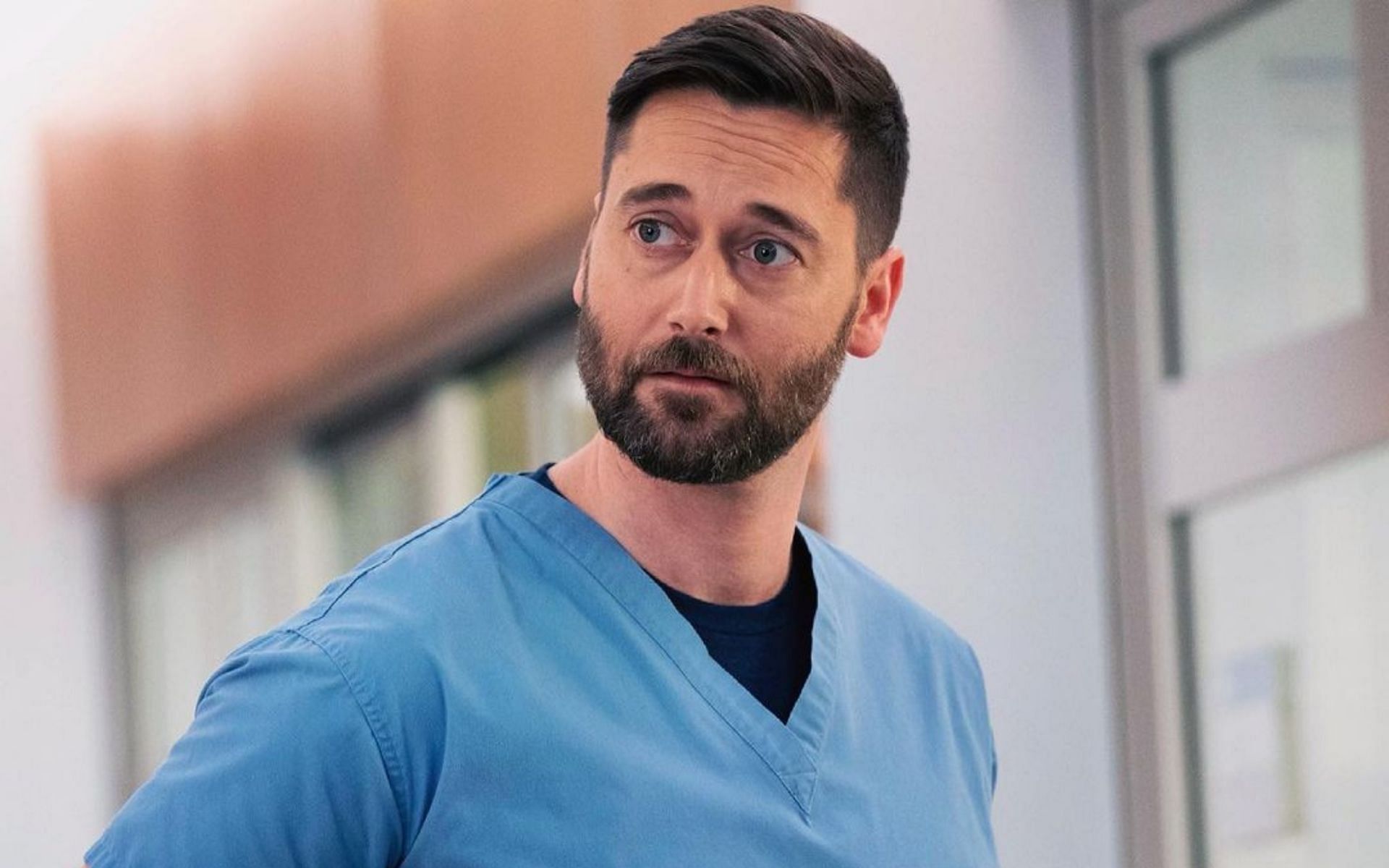 Ryan Eggold as Dr. Max Goodwin in a scene from New Amsterdam (Image via ryaneggold/ Instagram)