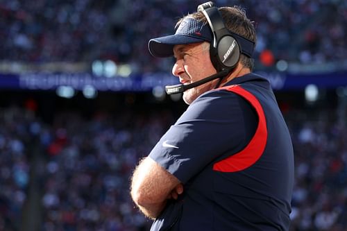 New England Patriots Head Coach Bill Belichick vs. New York Jets