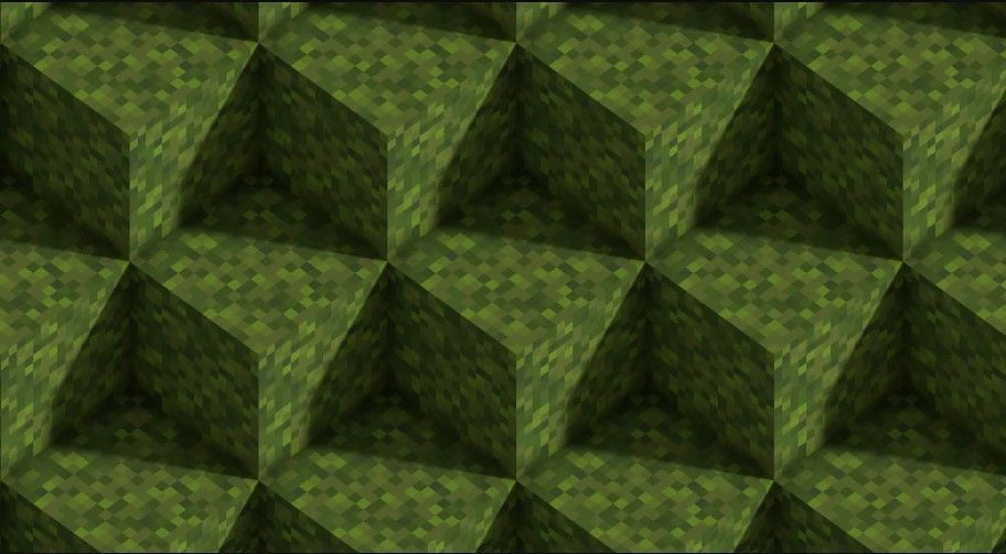 Moss blocks in Minecraft (Image via Minecraft.net)