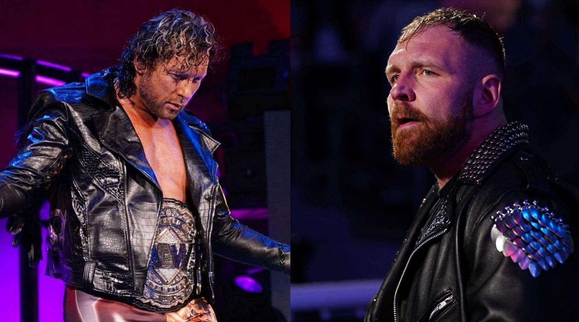 Kenny Omega (left) and Jon Moxley (right)