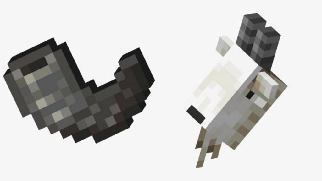 Goat horns are entertaining (Image via Minecraft)