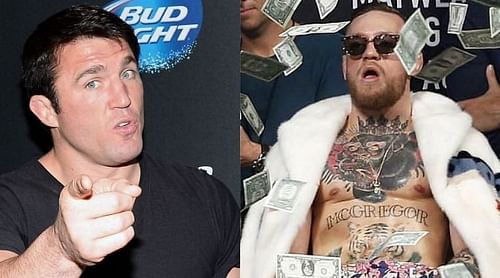 Chael Sonnen (left) and Conor McGregor (right)