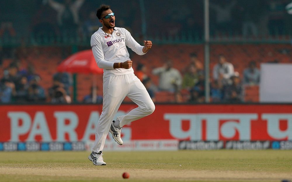 Axar Patel picked up his fifth five-wicket haul in just his fourth Test [P/C: BCCI]