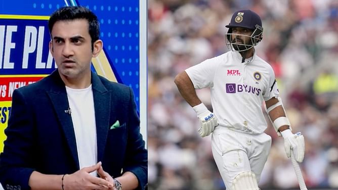 "Ajinkya Rahane is pretty fortunate that he's still part of this side" - Gautam Gambhir ahead of IND vs NZ 2021 Test series