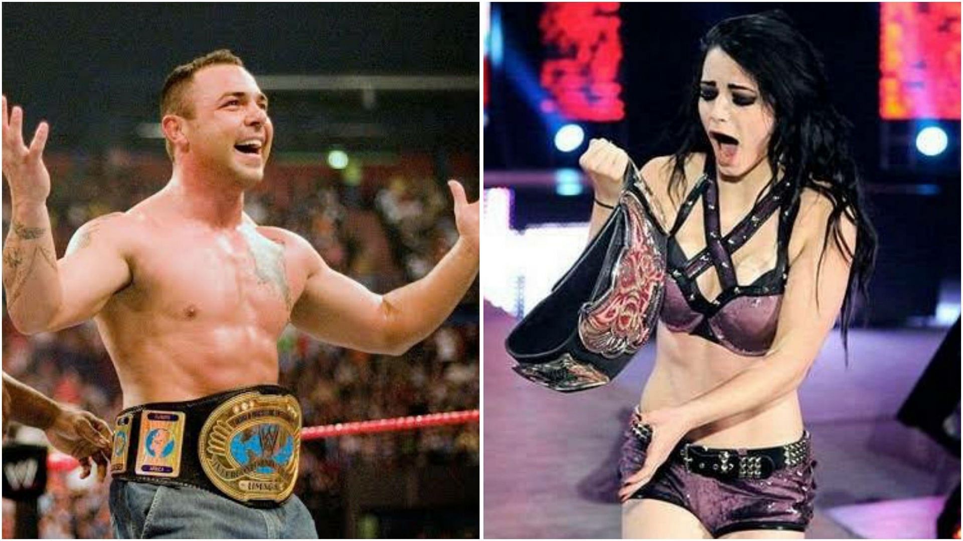 Both Santino Marella and Paige are retired at this point.