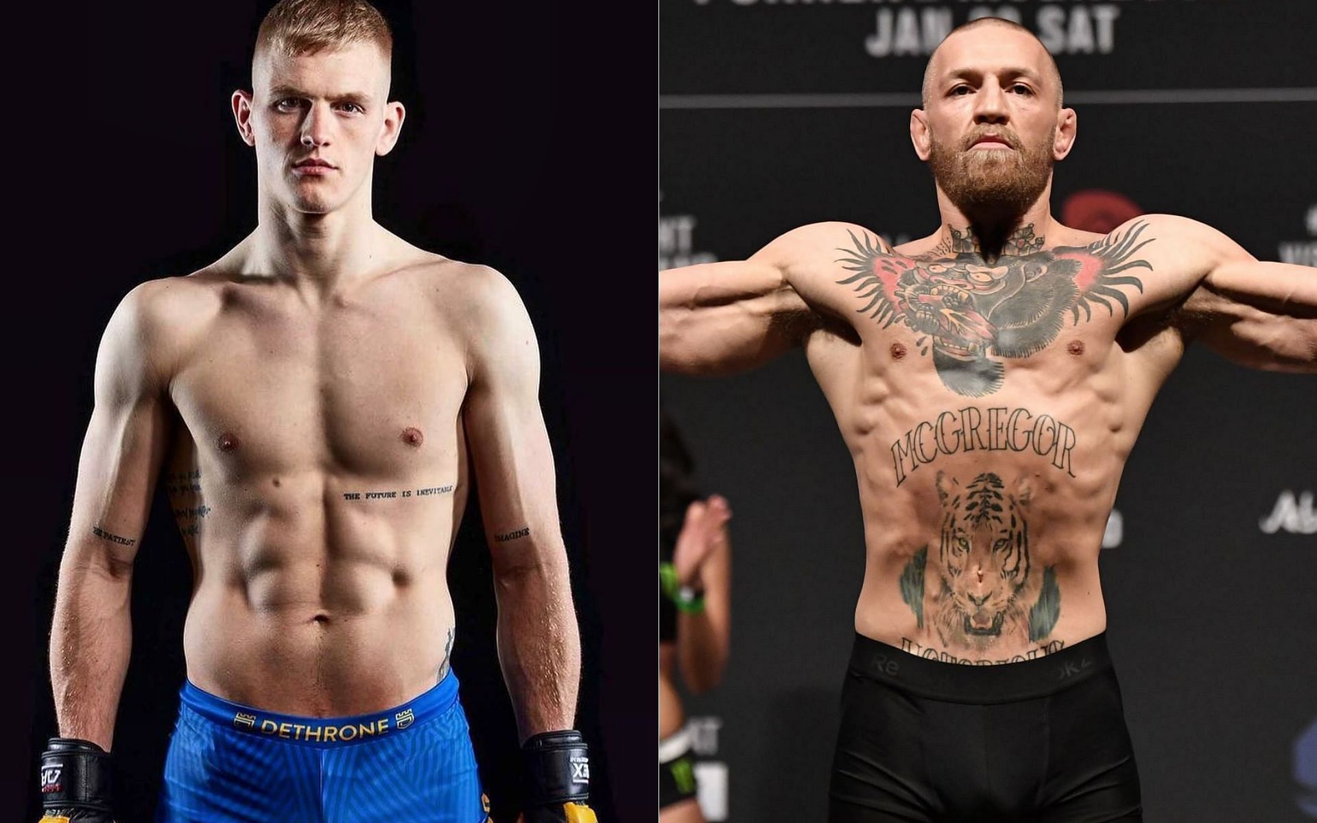 Ian Garry (left) and Conor McGregor (right) [Left Image Courtesy: @iangarry on Instagram]