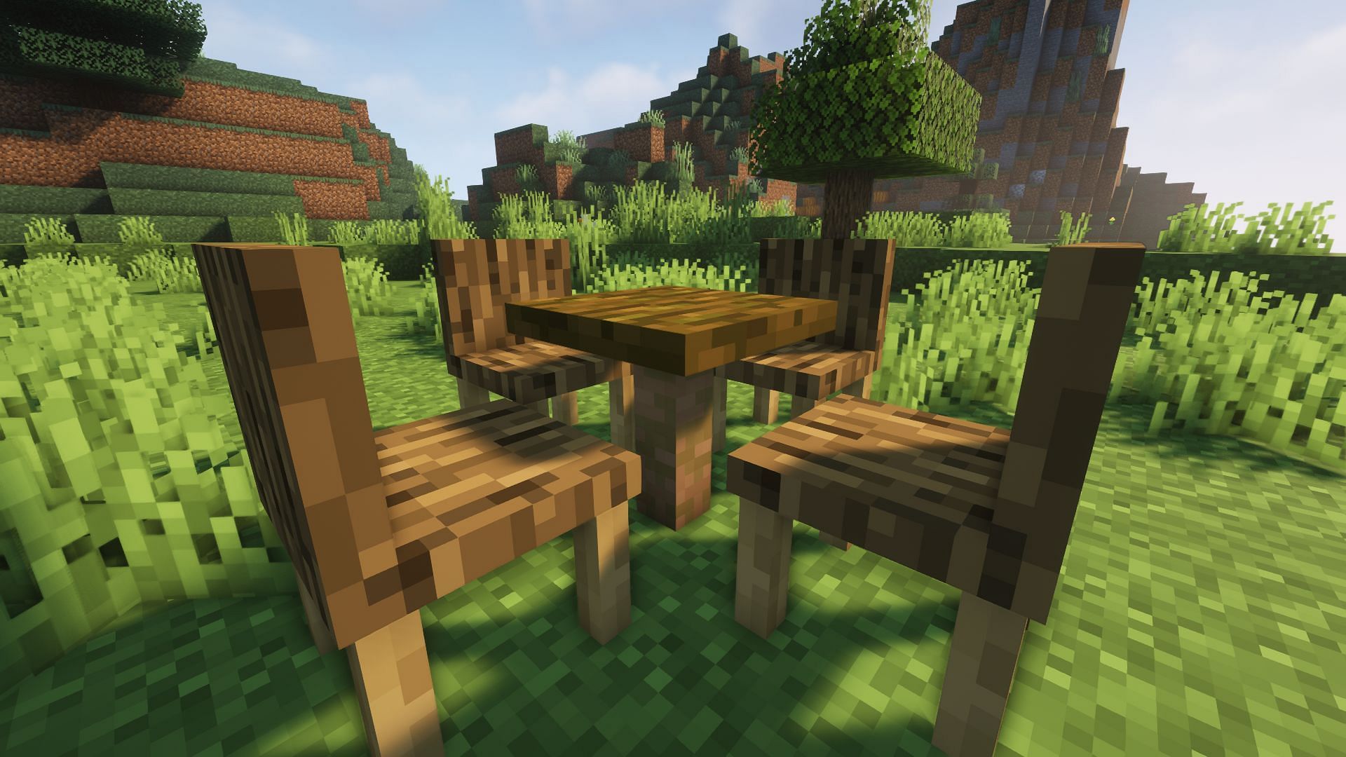 Furniture in Minecraft (Image via Minecraft)