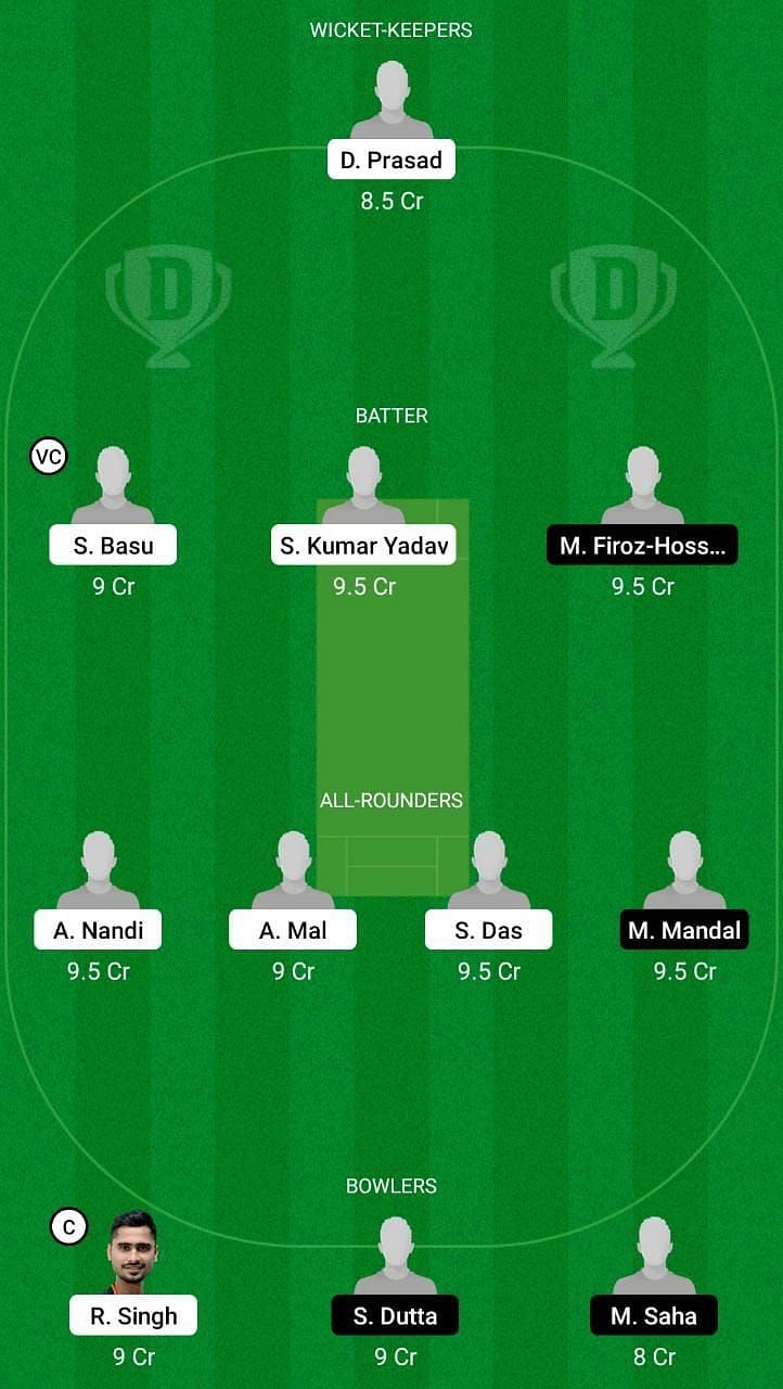 HOR vs GBM Dream11 Fantasy Suggestion #2 - Bengal Inter District T20 2021